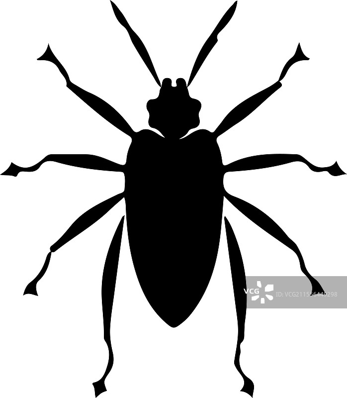 蚜虫剪影图片素材