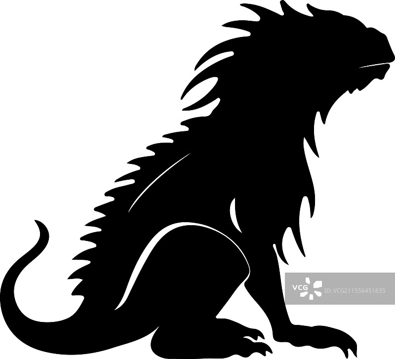 巴西利斯克轮廓图片素材