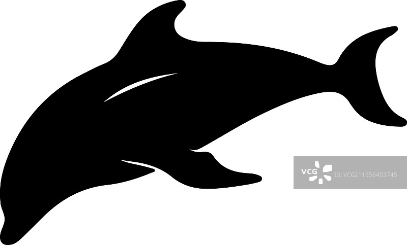 白鲸轮廓图片素材