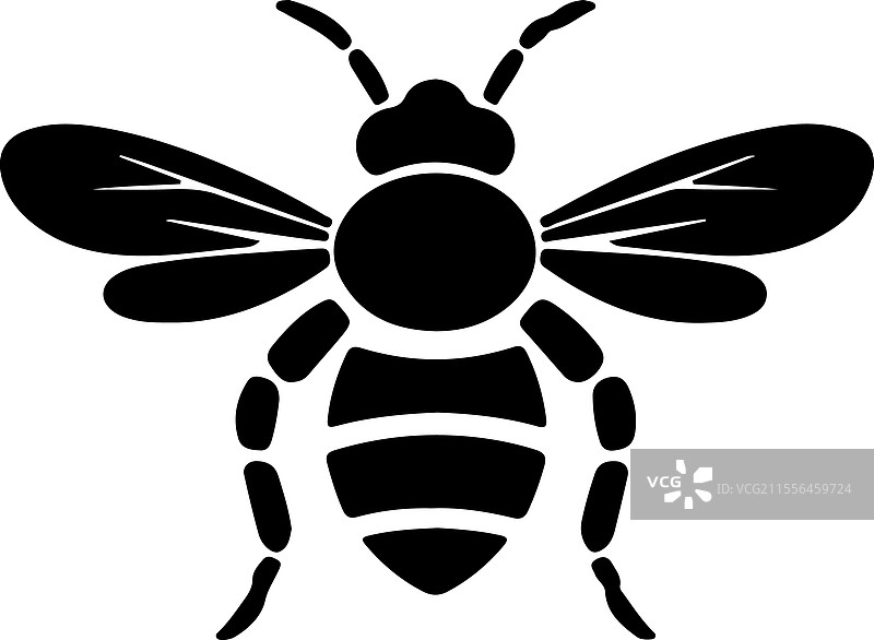 大黄蜂剪影图片素材