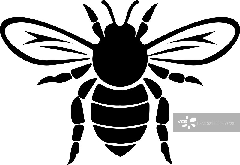 大黄蜂剪影图片素材