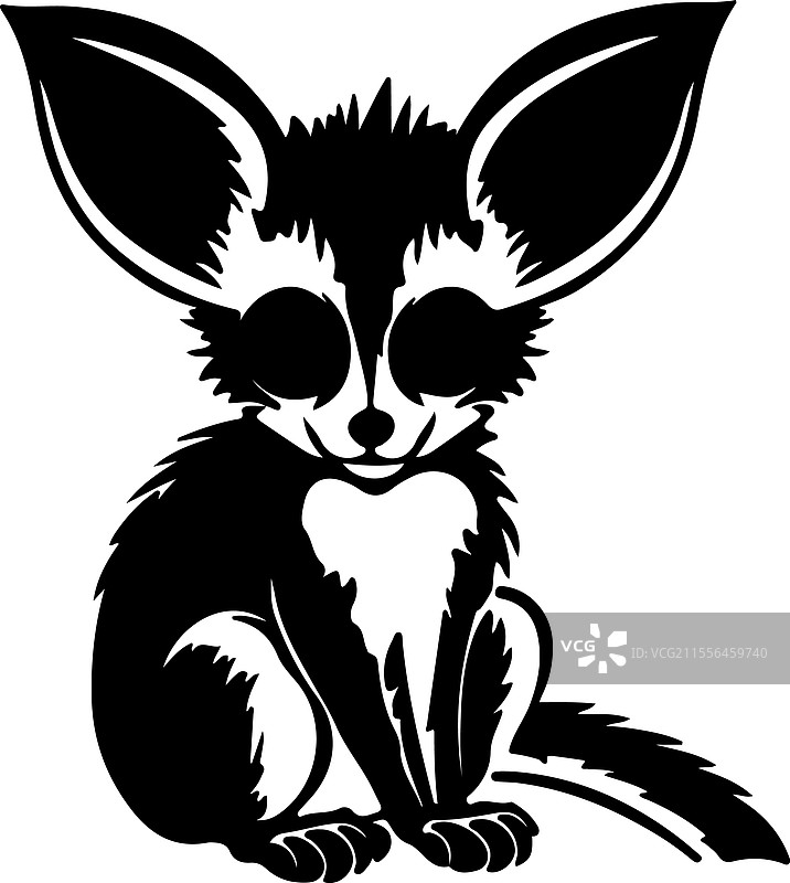 灌木猴轮廓图片素材