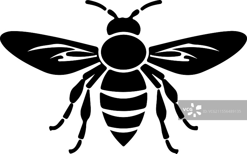 大黄蜂剪影图片素材