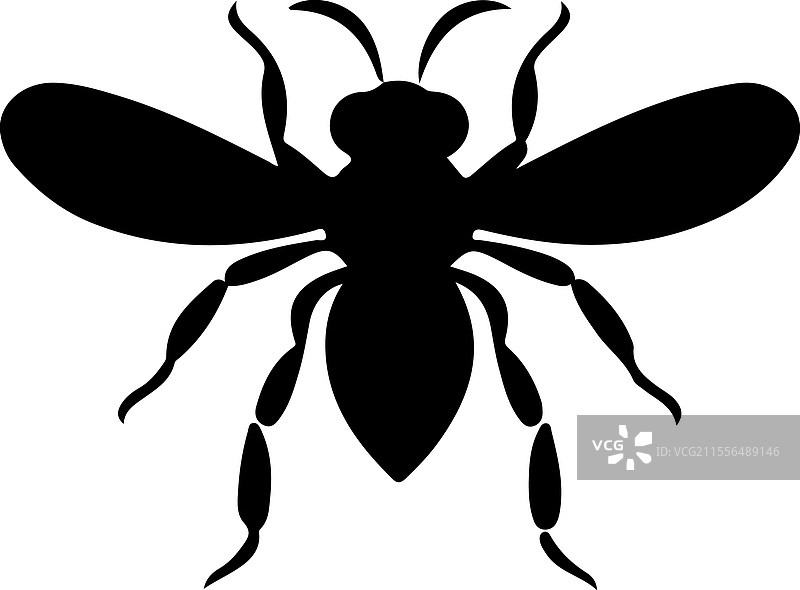 大黄蜂剪影图片素材