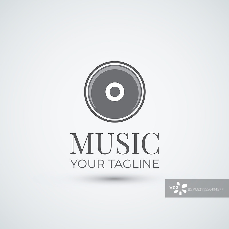 唱片音乐标志设计模板图片素材
