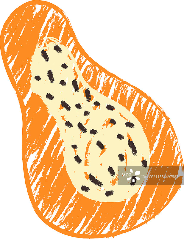 木瓜蜡笔铅笔艺术图片素材