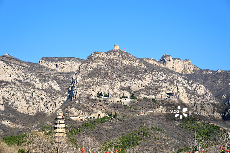 邯郸响堂山石窟图片素材
