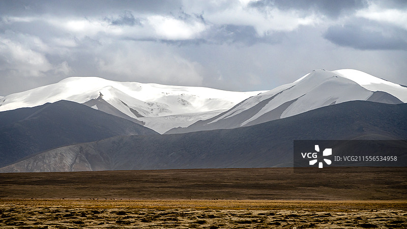 玉虚峰冰川图片素材