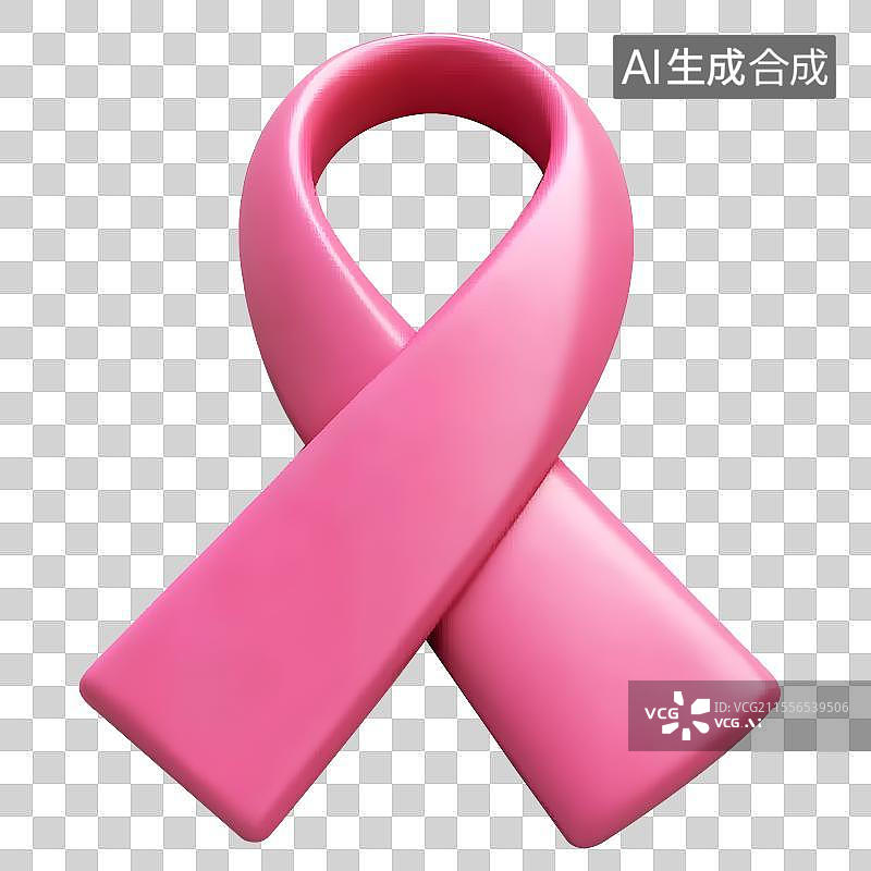 【AI数字艺术】世界艾滋病日宣传丝带，3D免扣元素图片素材