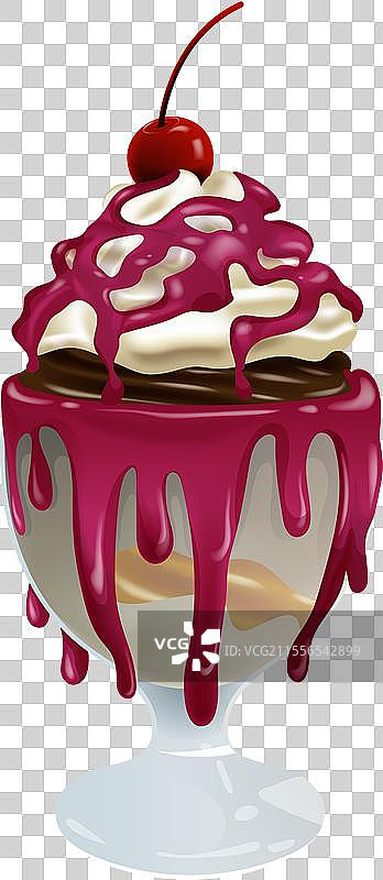 美味的冰淇淋甜点图片素材