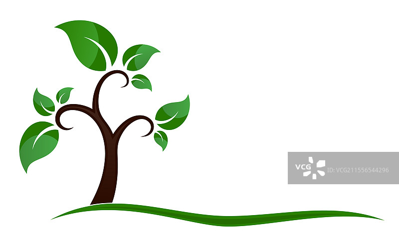 花园树的象征图片素材