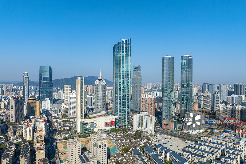 长三角地区江苏省无锡市城市建筑风光图片素材