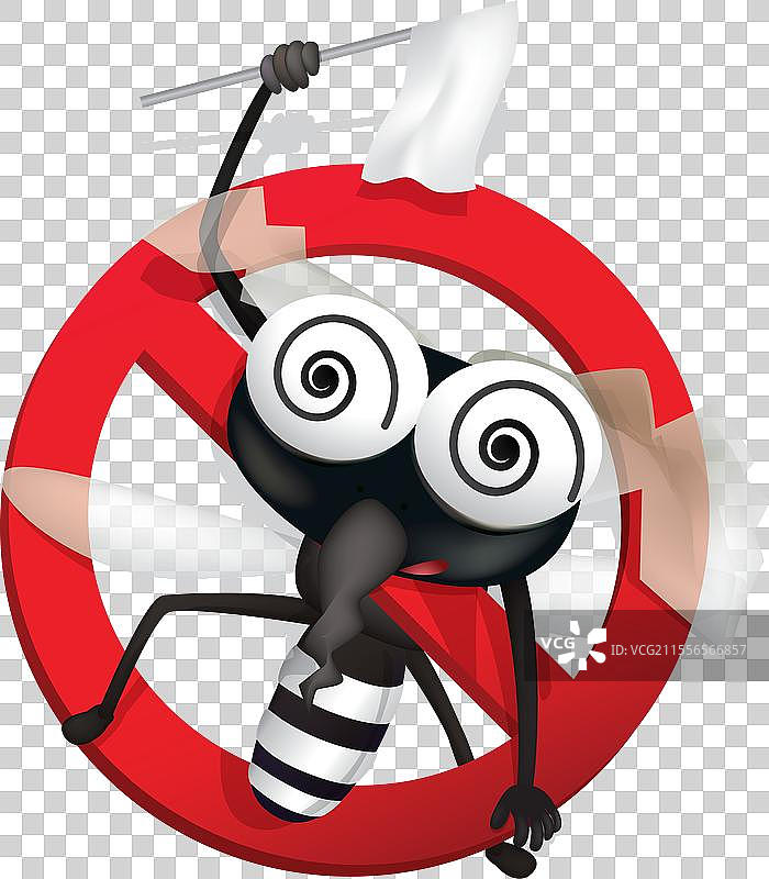 驱蚊剂停止蚊子标志不允许图片素材