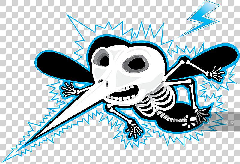 卡通蚊子电击蚊子图片素材