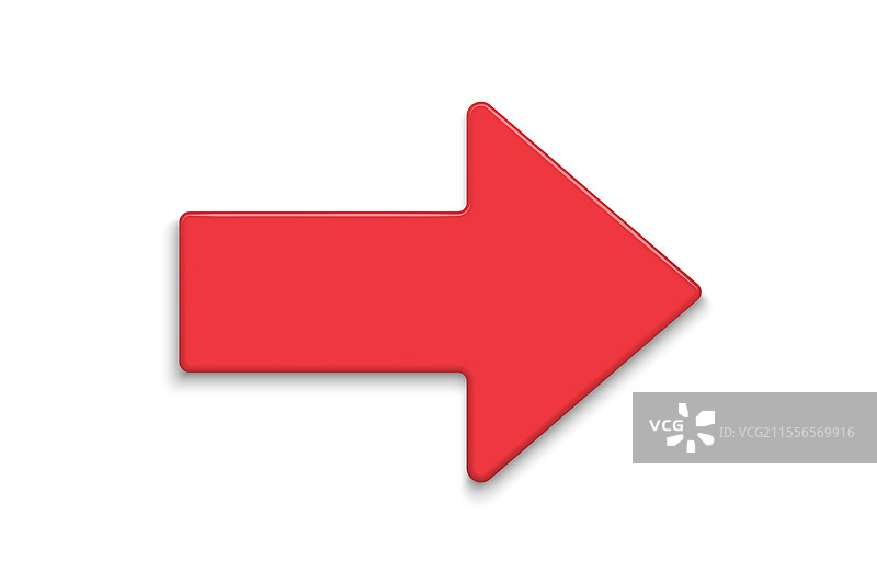 孤立的粗体红色右箭头图标图片素材