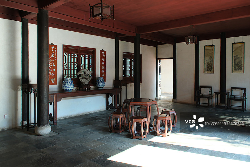 同里古镇珍珠塔园御史第闻香读书楼图片素材