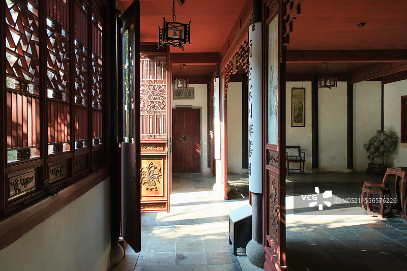 同里古镇珍珠塔园御史第闻香读书楼图片素材