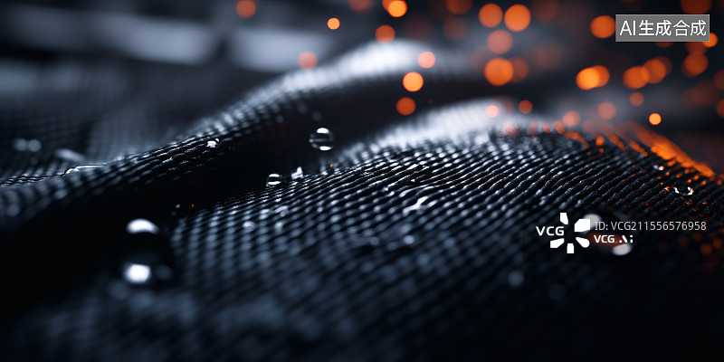 【AI数字艺术】户外防水闪耀黑色背景图片素材