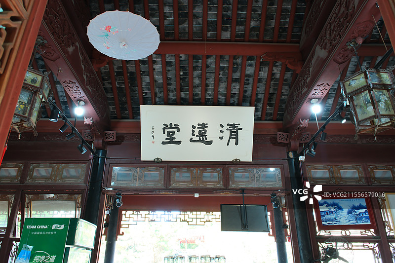 同里古镇珍珠塔园御史第清远堂图片素材