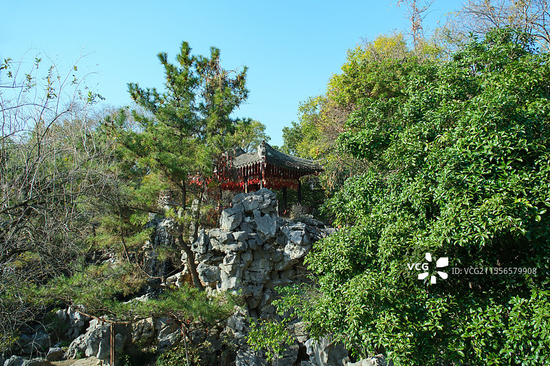 同里古镇珍珠塔园御史第小兰亭图片素材