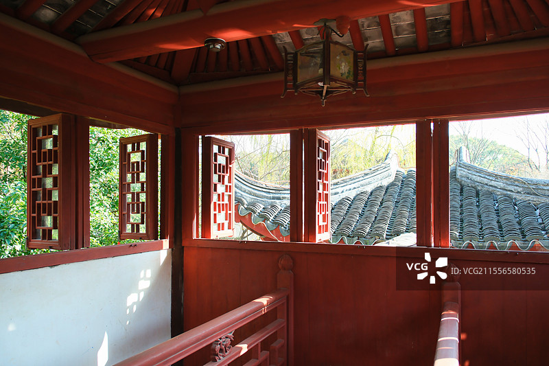 同里古镇珍珠塔园御史第浮翠舫图片素材