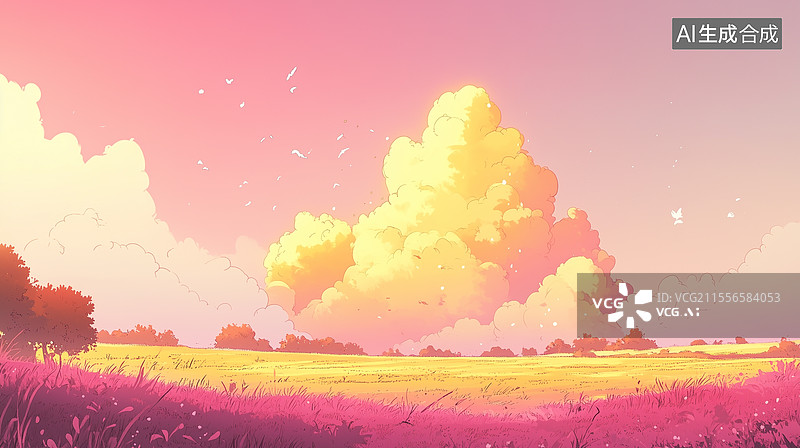 【AI数字艺术】云背景图片素材