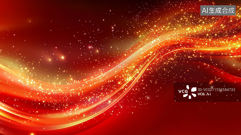 【AI数字艺术】红色背景图片素材