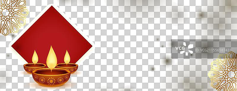 传统的深秋节祝福横幅图片素材