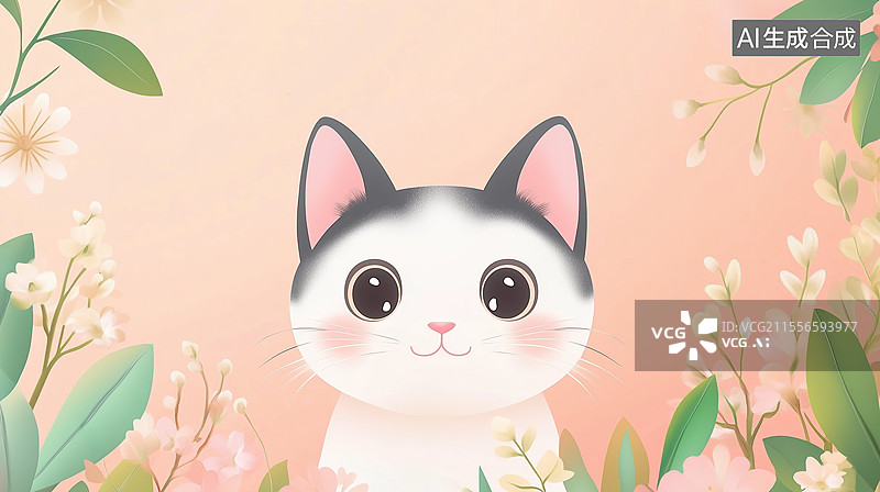 【AI数字艺术】小猫图片素材