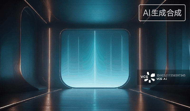 【AI数字艺术】未来之门图片素材