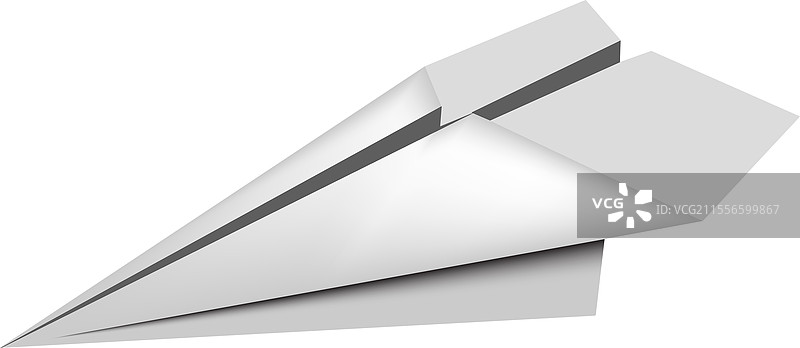 白色纸飞机在白色背景上飞行图片素材