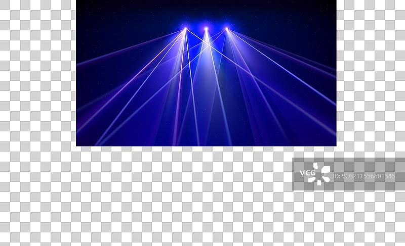 激光灯光秀明亮的LED激光束DJ灯光图片素材