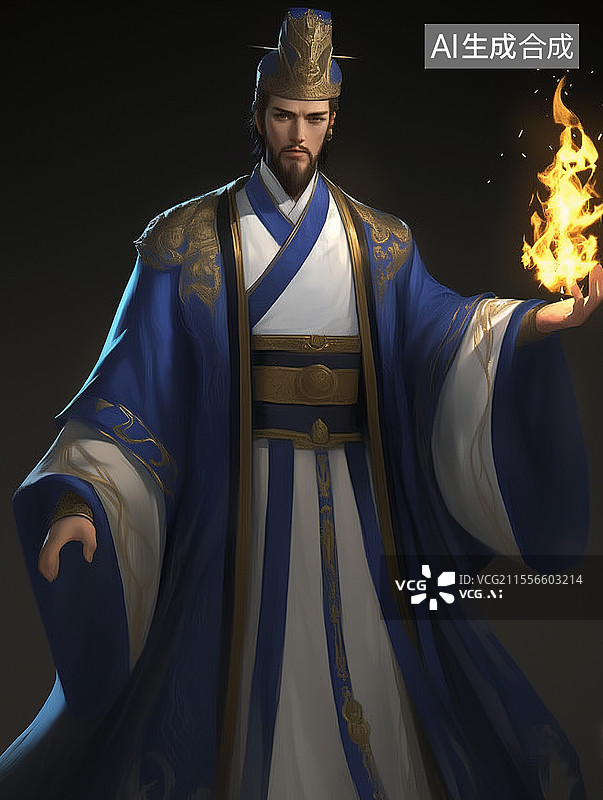 【AI数字艺术】古代名人图片素材