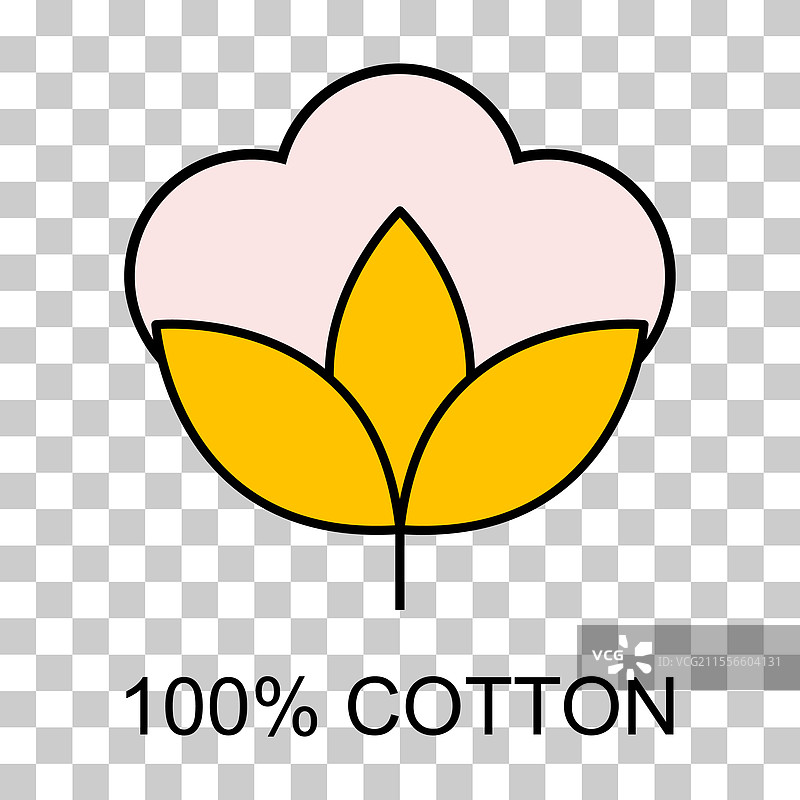 有机棉服装标志自然符号图片素材