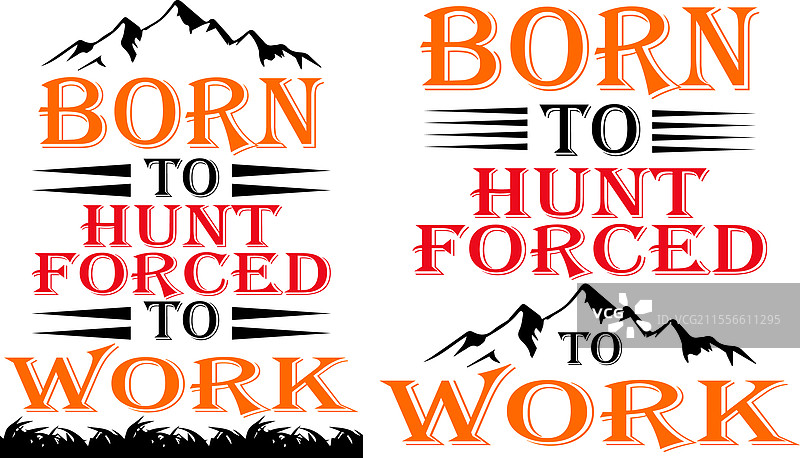 生来就是猎手的强迫劳动图像图片素材