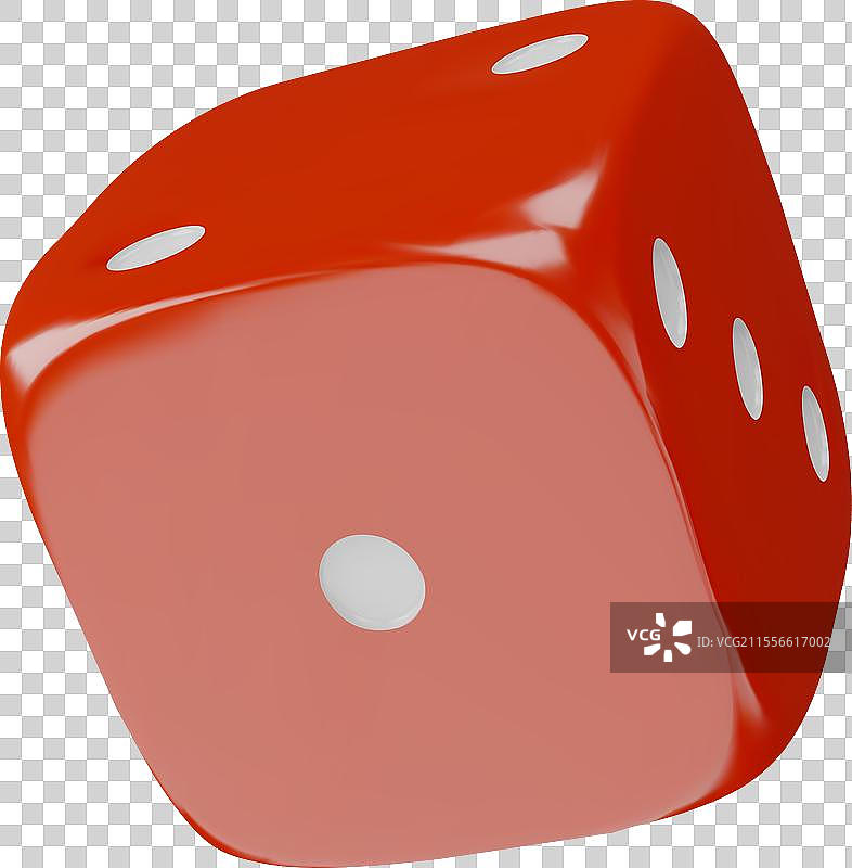 带有数字12和3的3D骰子图片素材