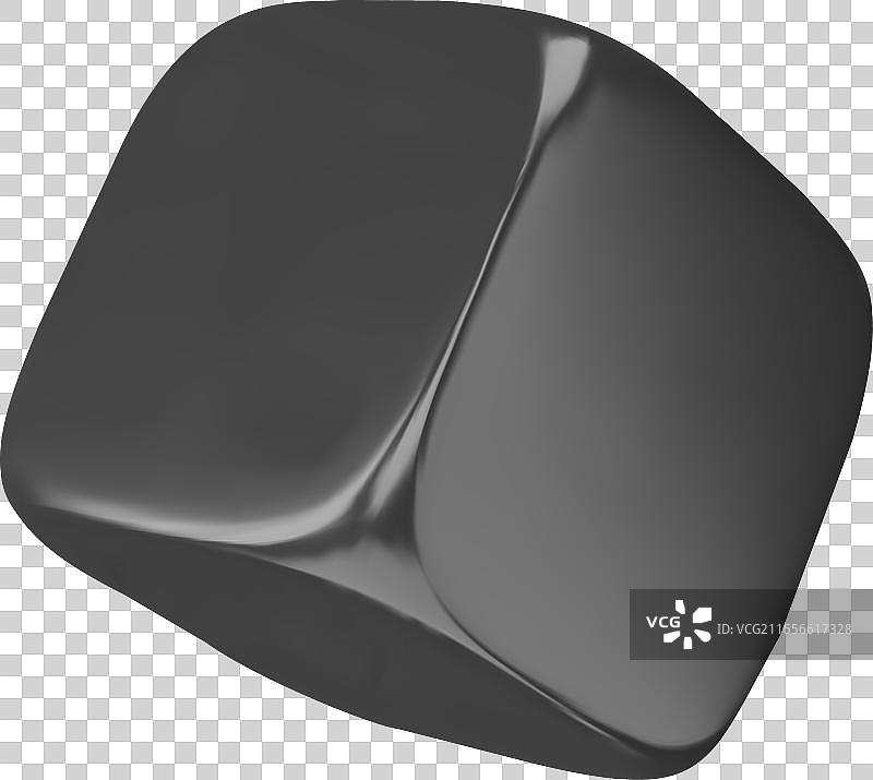 金属质感的3D骰子图标图片素材
