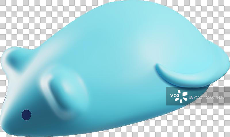 可爱的3D图标，猫咪玩耍的宠物玩具老鼠图片素材