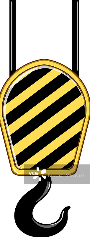 卡通起重机钩图片素材