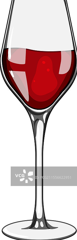 梅洛红酒杯卡通图案图片素材