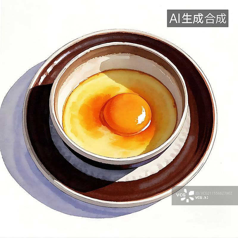 【AI数字艺术】鸡蛋羹图片素材
