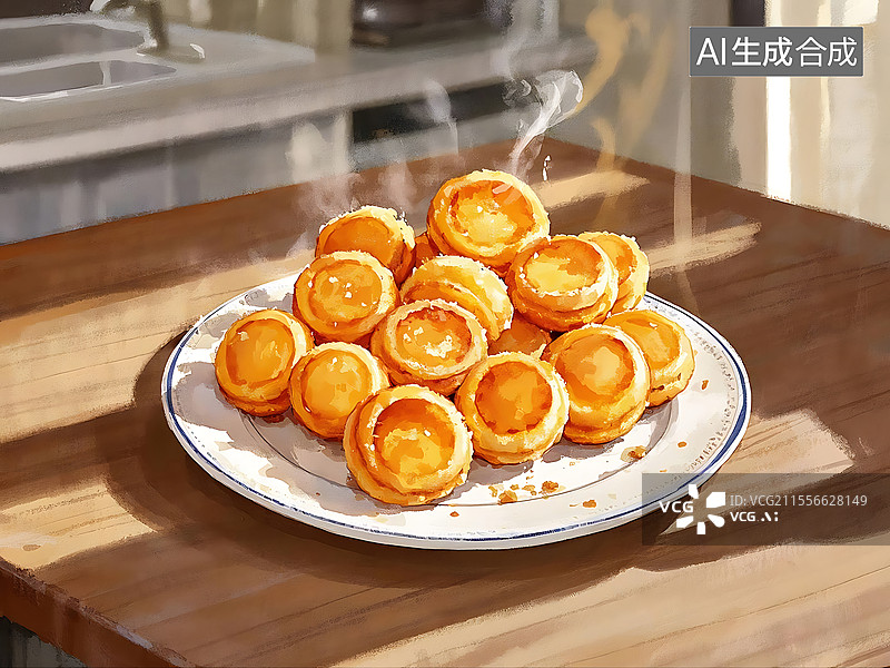 【AI数字艺术】鸡蛋仔图片素材