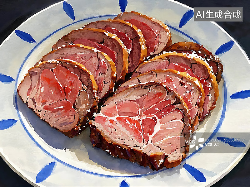 【AI数字艺术】卤牛肉图片素材