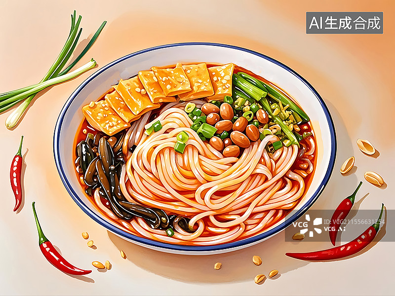 【AI数字艺术】螺蛳粉图片素材