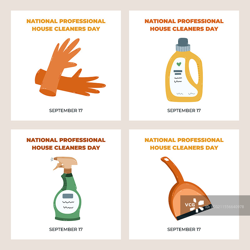 国家的简单方形横幅集合图片素材