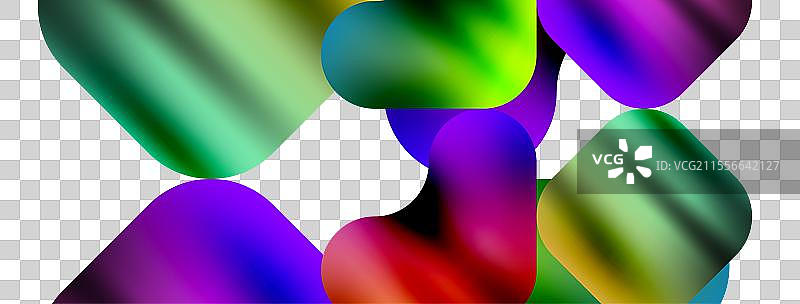 鲜艳的紫色和洋红色球体堆叠在一起像图片素材