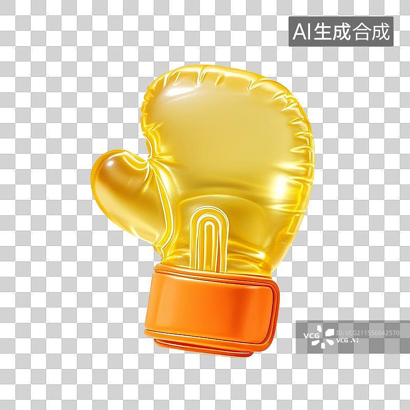 【AI数字艺术】3D渲染卡通健身器材，拳击手套，运动，健身器材，图形图标，免抠素材图片素材