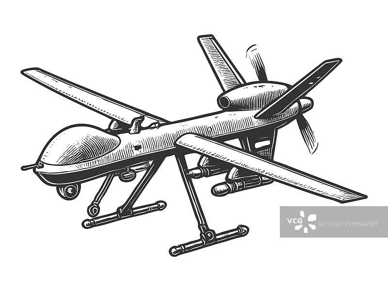 武装无人机图片素材