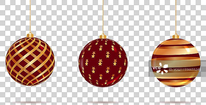 圣诞装饰球图片素材