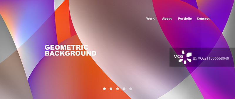 这是一个有很多几何图形的背景。图片素材